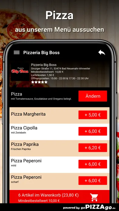 Captures d'écran de Pizzeria Big Boss Bad Neuenahr