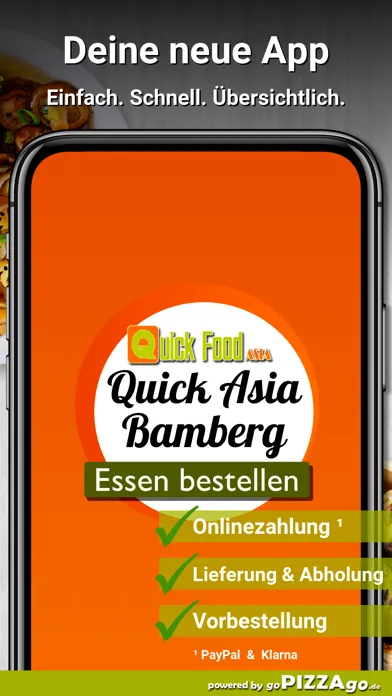 Tangkapan layar Quick Food Asia Bamberg