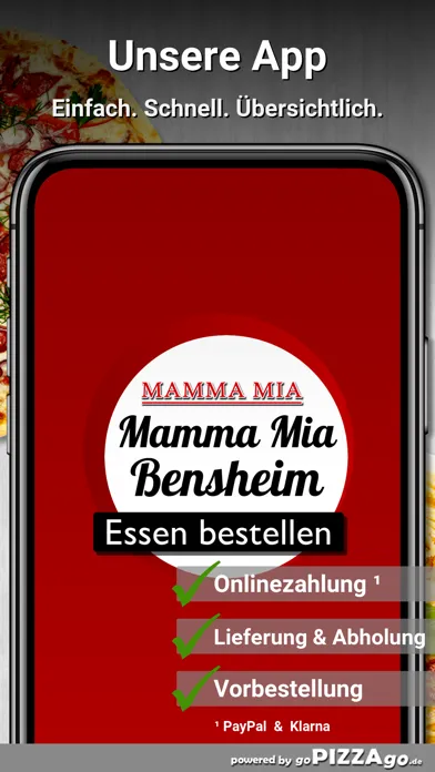Pizzeria Mamma Mia Bensheim Screenshots