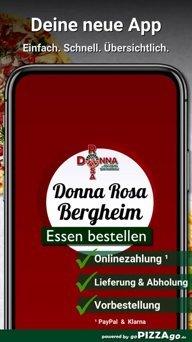 Screenshot di Donna Rosa Pizzeria Bergheim