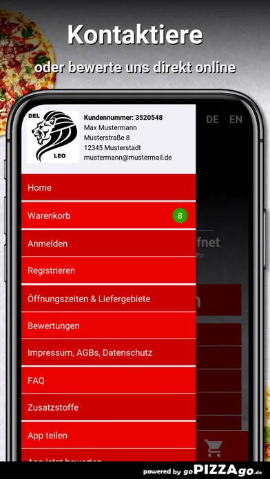 Pizza Del Leo Berlin سکرین شاٹس