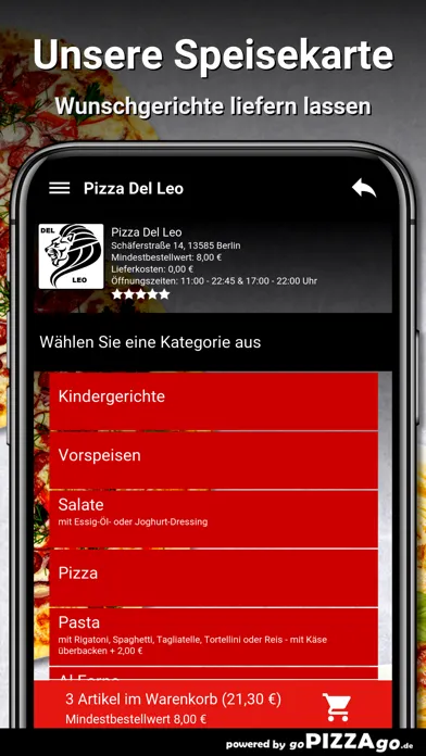 Pizza Del Leo Berlin سکرین شاٹس