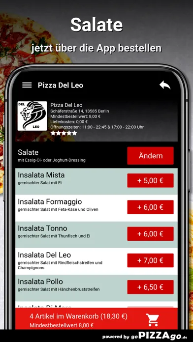 Pizza Del Leo Berlin سکرین شاٹس