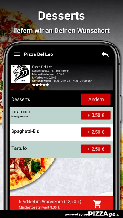 Pizza Del Leo Berlin سکرین شاٹس