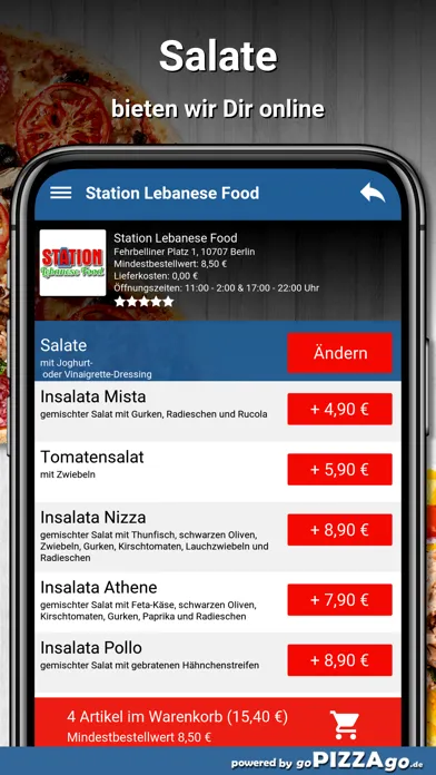 Captures d'écran de Station Lebanese Food Berlin