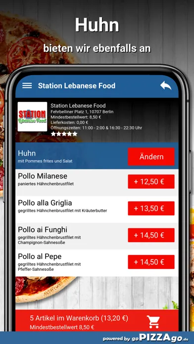 Captures d'écran de Station Lebanese Food Berlin