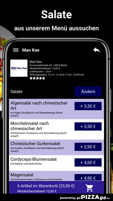 Zrzuty ekranu Man Kee Berlin
