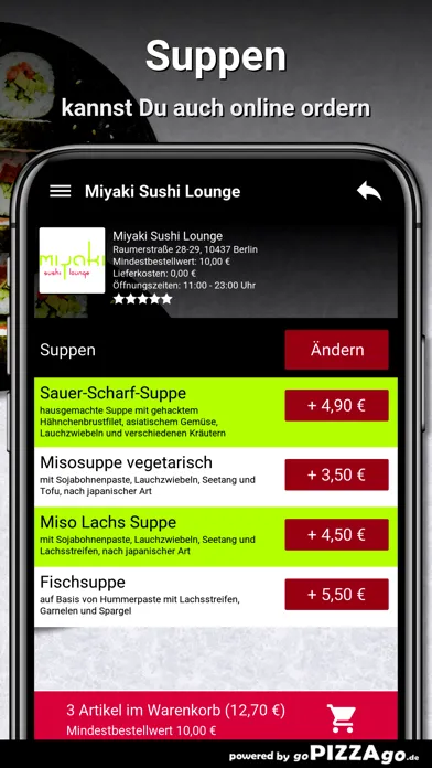 Miyaki Sushi Lounge Berlin Screenshots