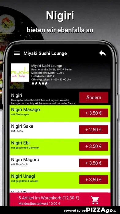 Miyaki Sushi Lounge Berlin Screenshots