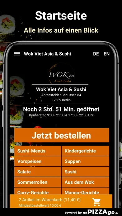 Wok Viet Asia - Sushi Berlin স্ক্রিনশট