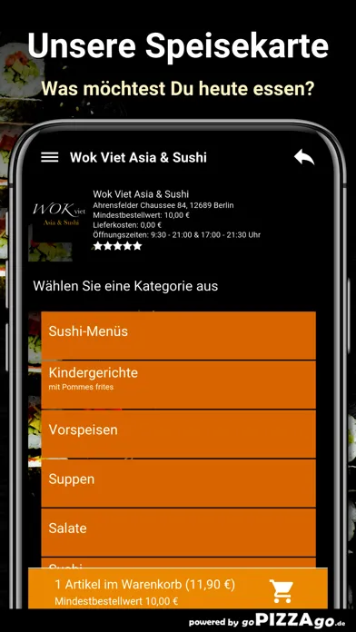 Wok Viet Asia - Sushi Berlin স্ক্রিনশট