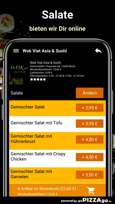 Wok Viet Asia - Sushi Berlin স্ক্রিনশট