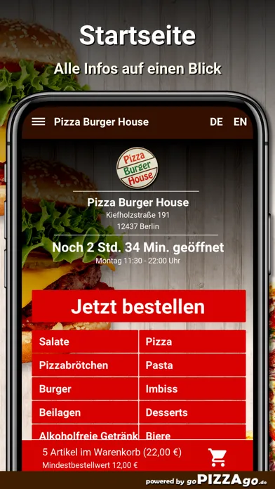 Pizza Burger House Berlin Screenshots