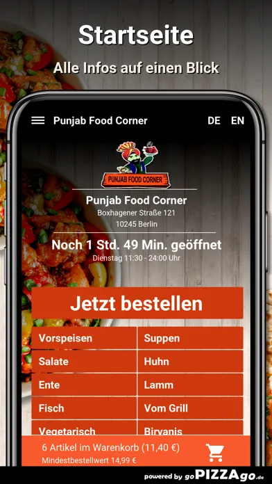 ภาพหน้าจอของ Punjab Food Corner Berlin