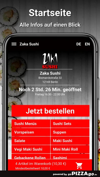 Скриншоты Zaka Sushi Berlin