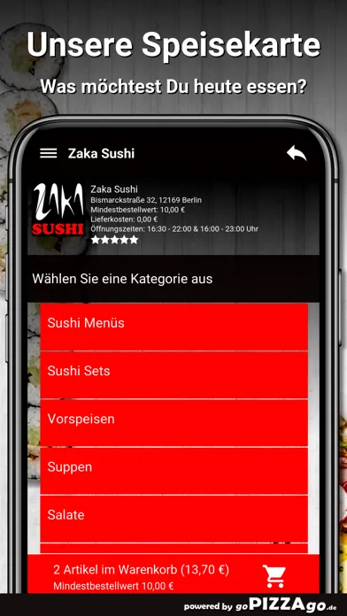 Скриншоты Zaka Sushi Berlin