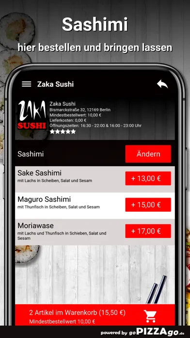 Скриншоты Zaka Sushi Berlin