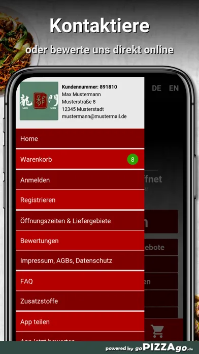 Zrzuty ekranu Lon-Men Restaurant Berlin