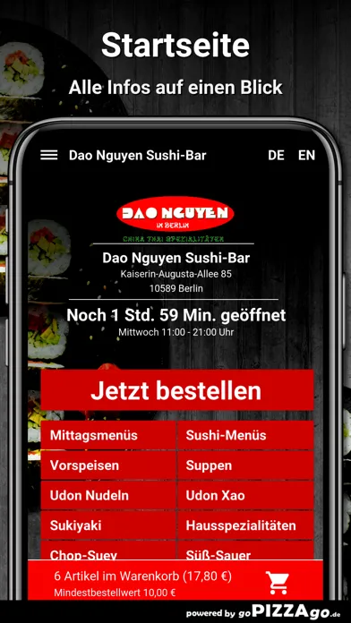 Dao Nguyen Sushi-Bar Berlin Screenshots