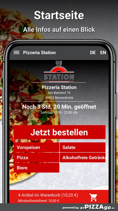 Ảnh chụp màn hình của Pizzeria Station Bersenbrück