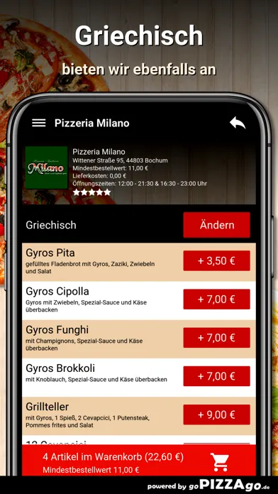 Pizzeria Milano Bochum سکرین شاٹس