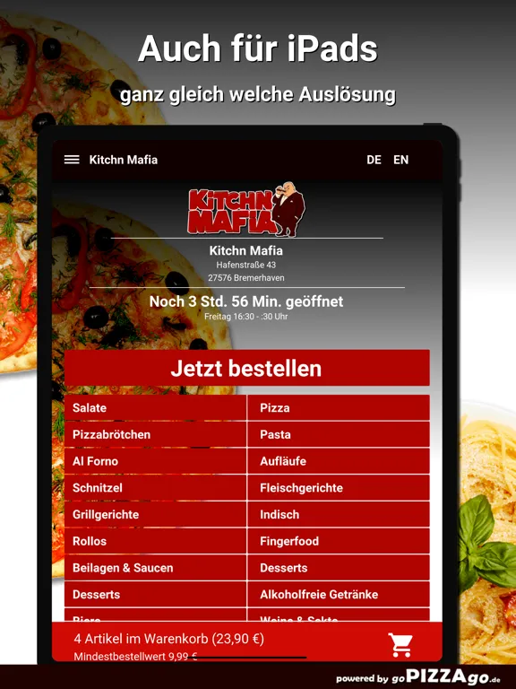 Kitchn Mafia Bremerhaven iPad  스크린샷