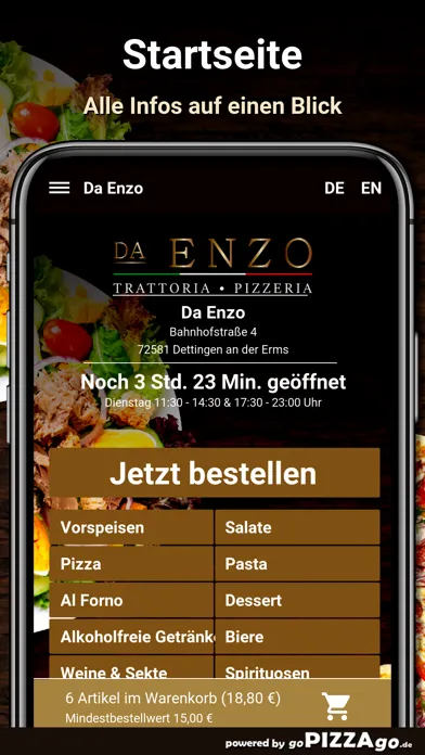 Da Enzo Dettingen an der Erms スクリーンショット