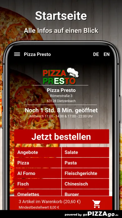 Pizza Presto Dietzenbach স্ক্রিনশট