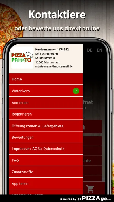 Pizza Presto Dietzenbach স্ক্রিনশট