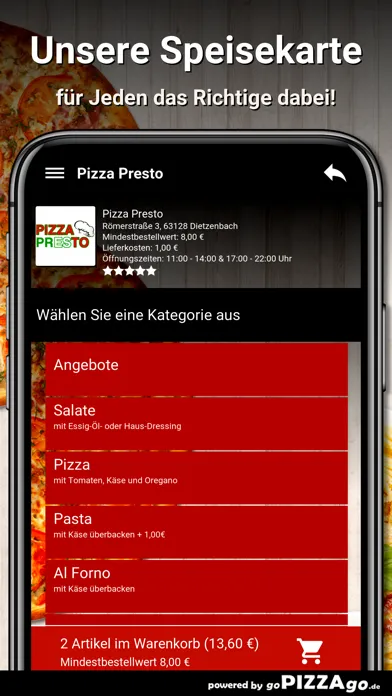Pizza Presto Dietzenbach স্ক্রিনশট