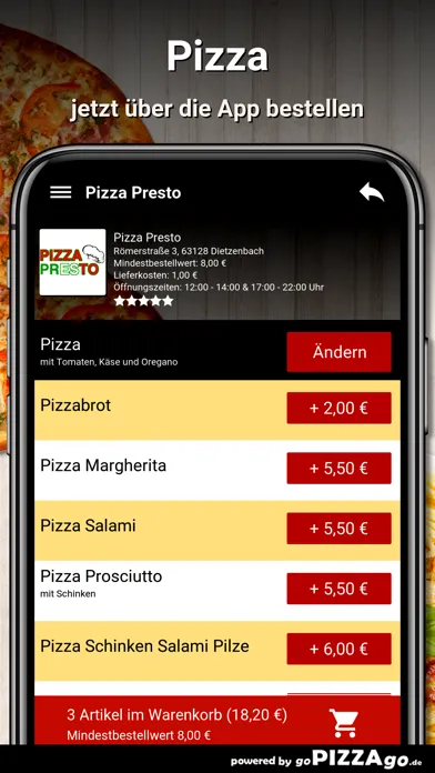 Pizza Presto Dietzenbach স্ক্রিনশট