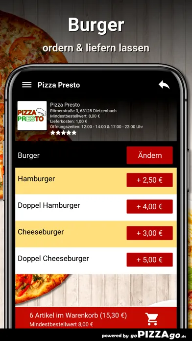 Pizza Presto Dietzenbach স্ক্রিনশট