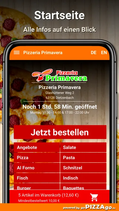 Pizzeria Primavera Dietzenbach স্ক্রিনশট