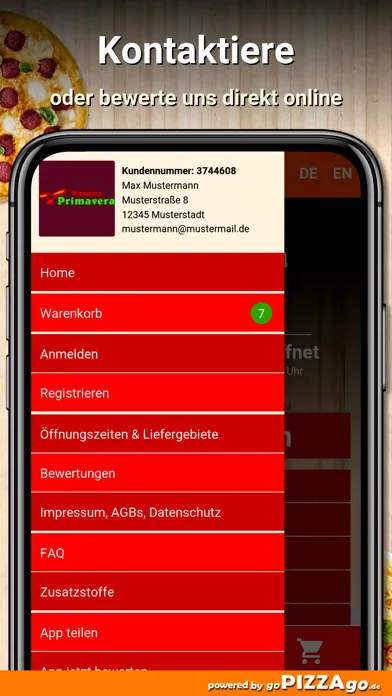 Pizzeria Primavera Dietzenbach স্ক্রিনশট