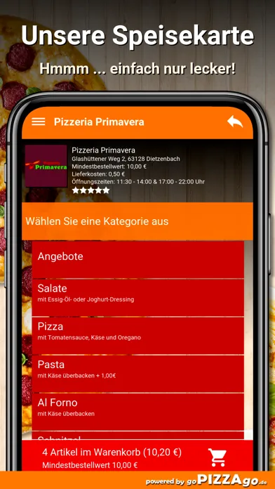 Pizzeria Primavera Dietzenbach স্ক্রিনশট
