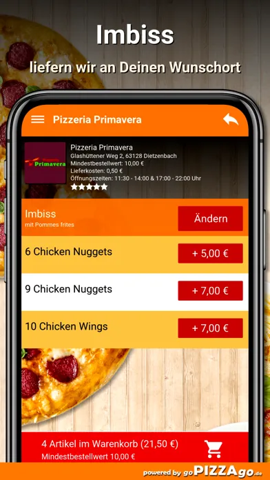 Pizzeria Primavera Dietzenbach স্ক্রিনশট