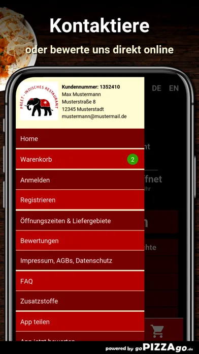 Preet Indisches Restaurant Dre Screenshots