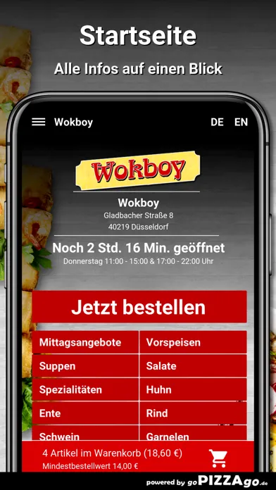 Wokboy Düsseldorf سکرین شاٹس