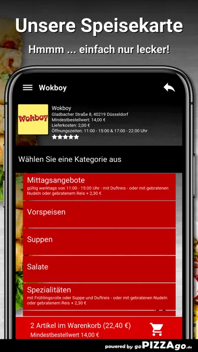 Wokboy Düsseldorf سکرین شاٹس