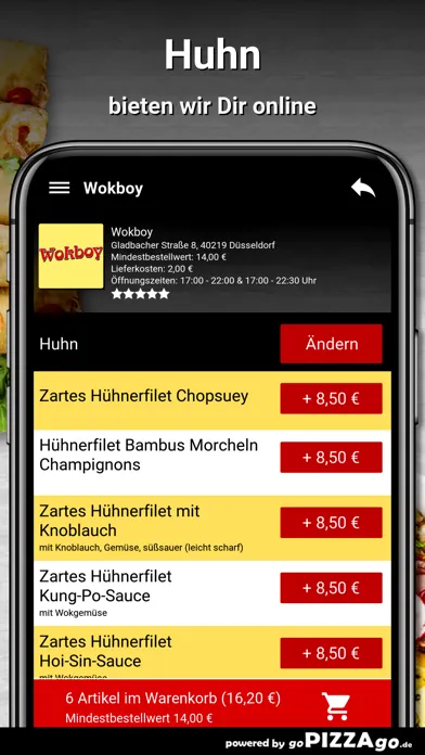 Wokboy Düsseldorf سکرین شاٹس