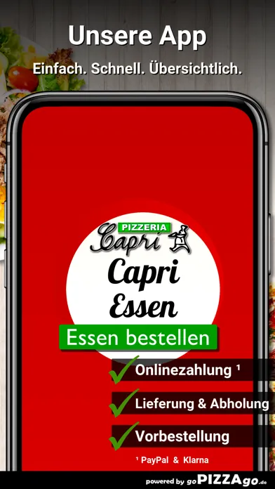 Tangkapan layar Pizzeria Capri Essen