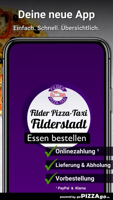 Filder Pizza-Taxi Filderstadt 스크린샷