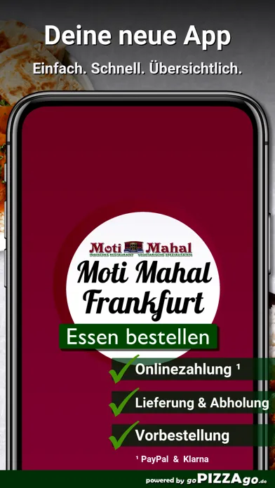 Zrzuty ekranu Moti Mahal Frankfurt am Main