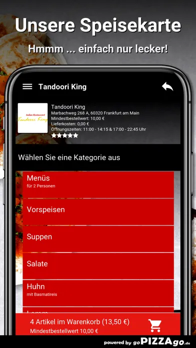 Tandoori-King Frankfurt Ekran Görüntüleri