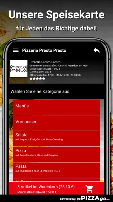 Presto Presto Frankfurt am Mai應用截圖