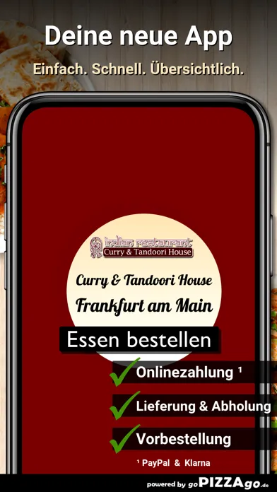 Скриншоты Curry&Tandoori House Frankfurt