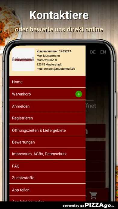 Скриншоты Curry&Tandoori House Frankfurt