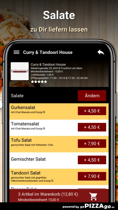 Скриншоты Curry&Tandoori House Frankfurt