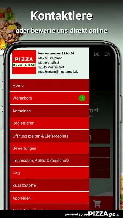 Pizza Bezahl-Bar Fürth应用截图