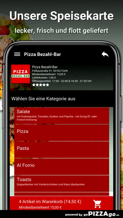 Pizza Bezahl-Bar Fürth应用截图